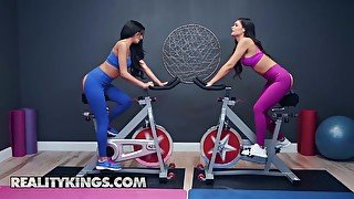 Reality Kings - We Live Together - Sophia Leone Katana Kombat - Dual Dildocycles