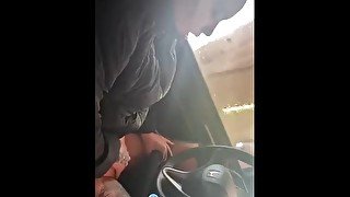 Masturbating while I’m in the car wash