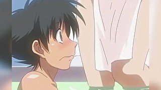 Hentai girl tells shy boy that the only way to prove his love is to make her orgasm : Hentai Uncensored