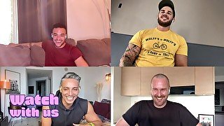 Watch-along gay porn party with Ty Mitchell and others