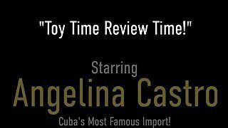 Vibrator Review! Thick Cuban Angelina Castro Creams While Masturbating!