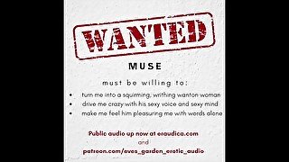 Muse Wanted - erotic audio for men by Eve's Garden [voice only]