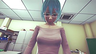 DOA Futa Nico you give her an experimental blowjob Taker POV