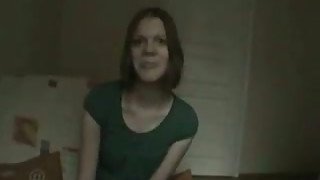 Lucky boyfriend fucks his cute college girlfriend on cam