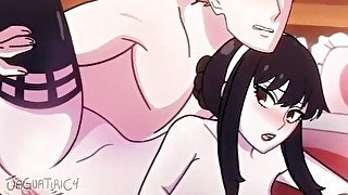 Yor x Loid Spy Family milf fucking pussy anime girl