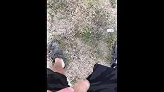 Solo Male Outdoor Pissing Compilation