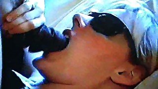 Lusty wife in sunglasses blows me before huge messy facial