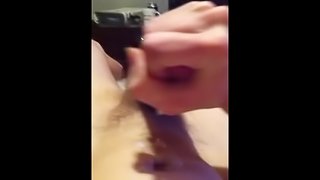 Monster white dick cumshot