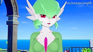 Fucking Gardevoir from Pokemon Until Creampie - Furry Anime Hentai 3d Uncensored