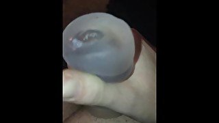 Cumshot in my toy