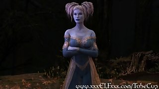 Elf Enchantress Fucks and Gives Magical Blowjob