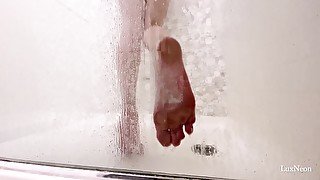 Shower Foot and Leg Worship Ignore