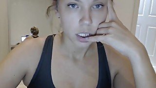 Webcam flexing at 00:02:40 and