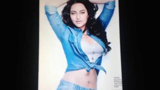 Hot cum shot tribute Sonakshi