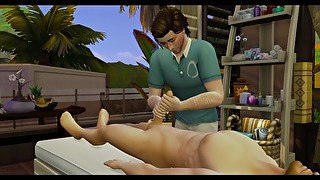 Gay masseuse seduces client 3d hentai - SluttySims