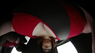  Giantess Tiny Passenger Caught VR 360