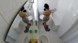 Hidden cam bathroom