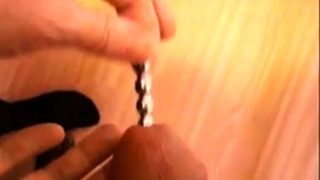 Urethral Sounding by my mistress while standing