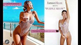 LonelyMeow Mia in PURPLE MEOW - long teaser preview