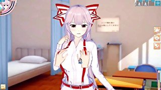 【エロゲーコイカツ！】東方 藤原妹紅3DCGアニメ動画(東方Project)[Hentai Game Koikatsu! Touhou Fujiwara no Mokou(Anime 3DCG