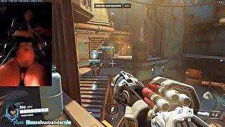 Twink plays Overwatch 2 naked and goes on a rampage