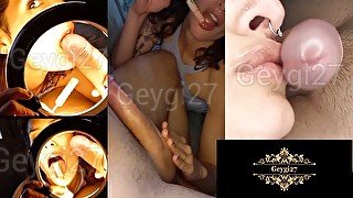 first video of soft blowjob with lollipop with cell phone in closeup thick lips cute face argentina