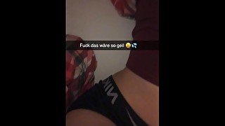 German Teen wants to fuck Stepbrother on Snapchat