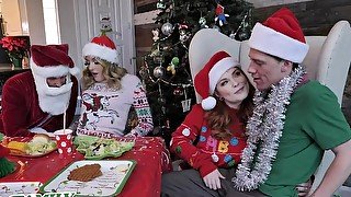 This Christmas, redhead MILF, Summer Hart, has a lot on her mind