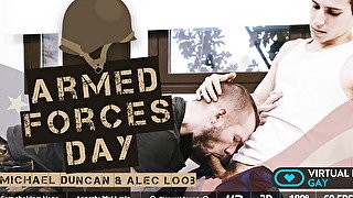 Michael Duncan & Alec Loob in Armed Forces Day - SexLikeReal Gay