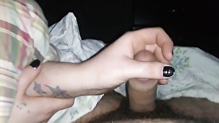 Getting A Handjob Before Bed After Not Cumming For 3 Days