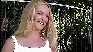 Hot blonde teen screwed by a hard cock