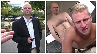 BAIT BUS - Middle Aged Salaryman Thomas Hoffman Cheats On His Girlfriend