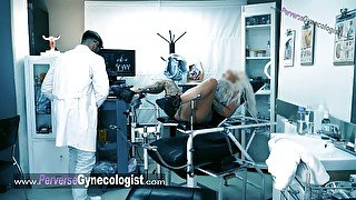 Free full video - Fake gynecologist fucks this 19-year-old blonde in her clinic room