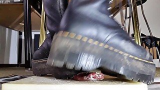 Food Stomping with Doc Martens Boots