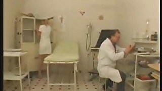 Clinic Nurse Sucks On Patients Cock