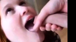 Amateur cum swallowing