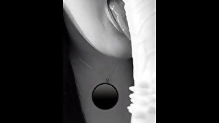 Sucking my 5.5 inch dildo…. SLOW MO 🤪