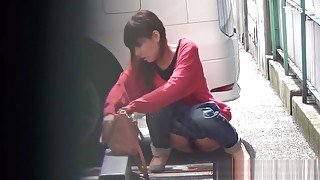 Japanese teen 18+ Hos Pissing