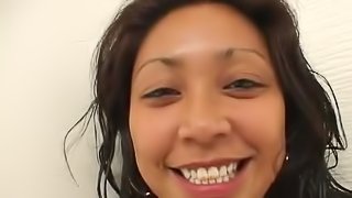 Fabulous Victoria Sinn Masturbates Before Getting Face Fucked