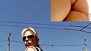 This Babe nearly noticed my upskirt spy camera