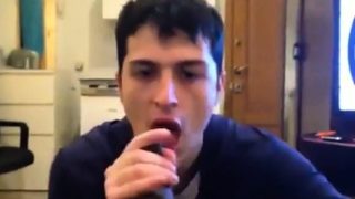 White Mexican Young Boy Sucking Black Cock Eating Cums