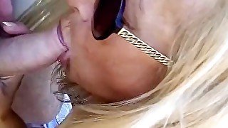 blowjob in public beach blonde