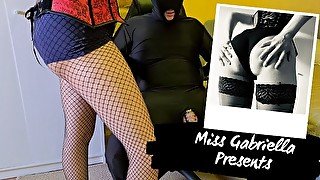 Chastity Slave Tied Up, Tortured And Denied By Cruel Femdom Mistress In Fishnets (Full)