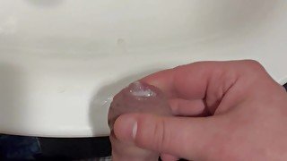 Young Russian dick masturbation close up 1