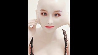 female mask disguise crossdresser transformation mtf 55