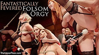 Syren de Mer John Strong Eliza Jane Aiden Starr Lauren Phillips in Fantastically Fevered Folsom Orgy - TheUpperFloor