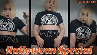 U get CHAINED by me and watch me JERK! "Halloween Special" (Headphones recommended)