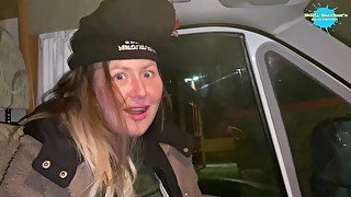 Cracky offered a lift and end up getting Her pussy out