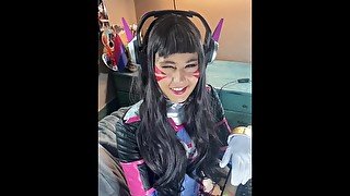 Gassy Dva uses you as her gaming chair! (Face Farts, Vore) FULL