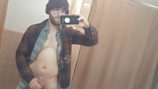 Fit Ginger Jerks Off his Big Horny Cock